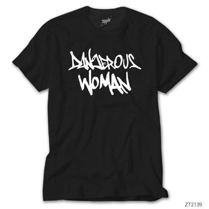 Ariana Grande Dangerous Woman Siyah Tişört