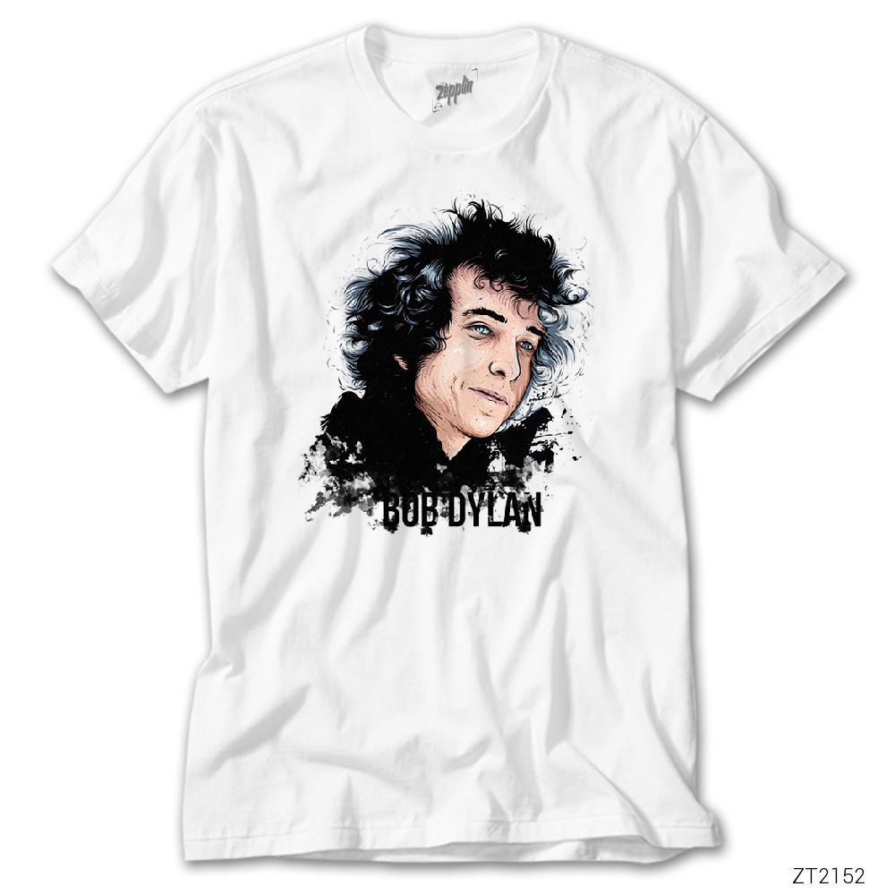 Bob Dylan Face Beyaz Tişört