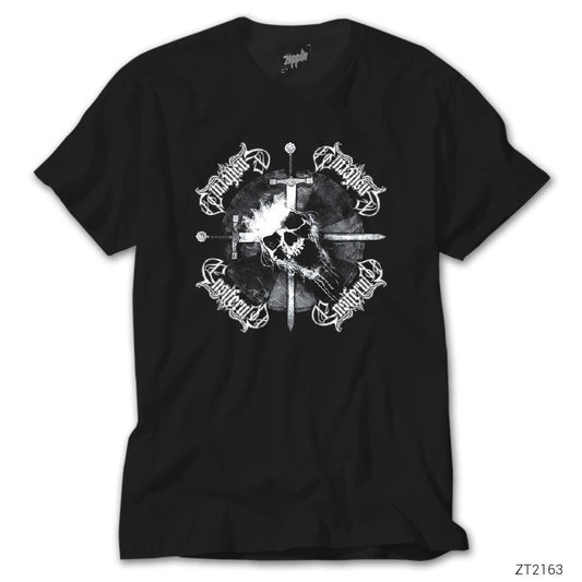 Ensiferum Skull Siyah Tişört