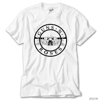 Guns N Roses Flat Beyaz Tişört