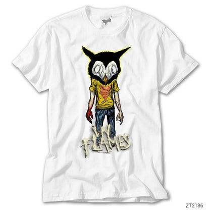 In Flames Monster Beyaz Tişört