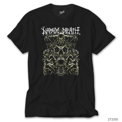 Napalm Death Chain Siyah Tişört