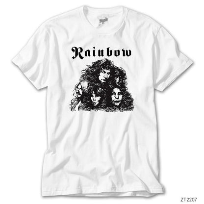 Rainbow Sketch Beyaz Tişört