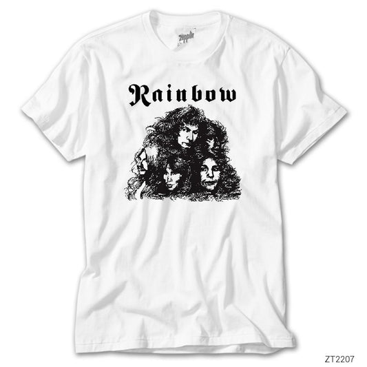 Rainbow Sketch Beyaz Tişört
