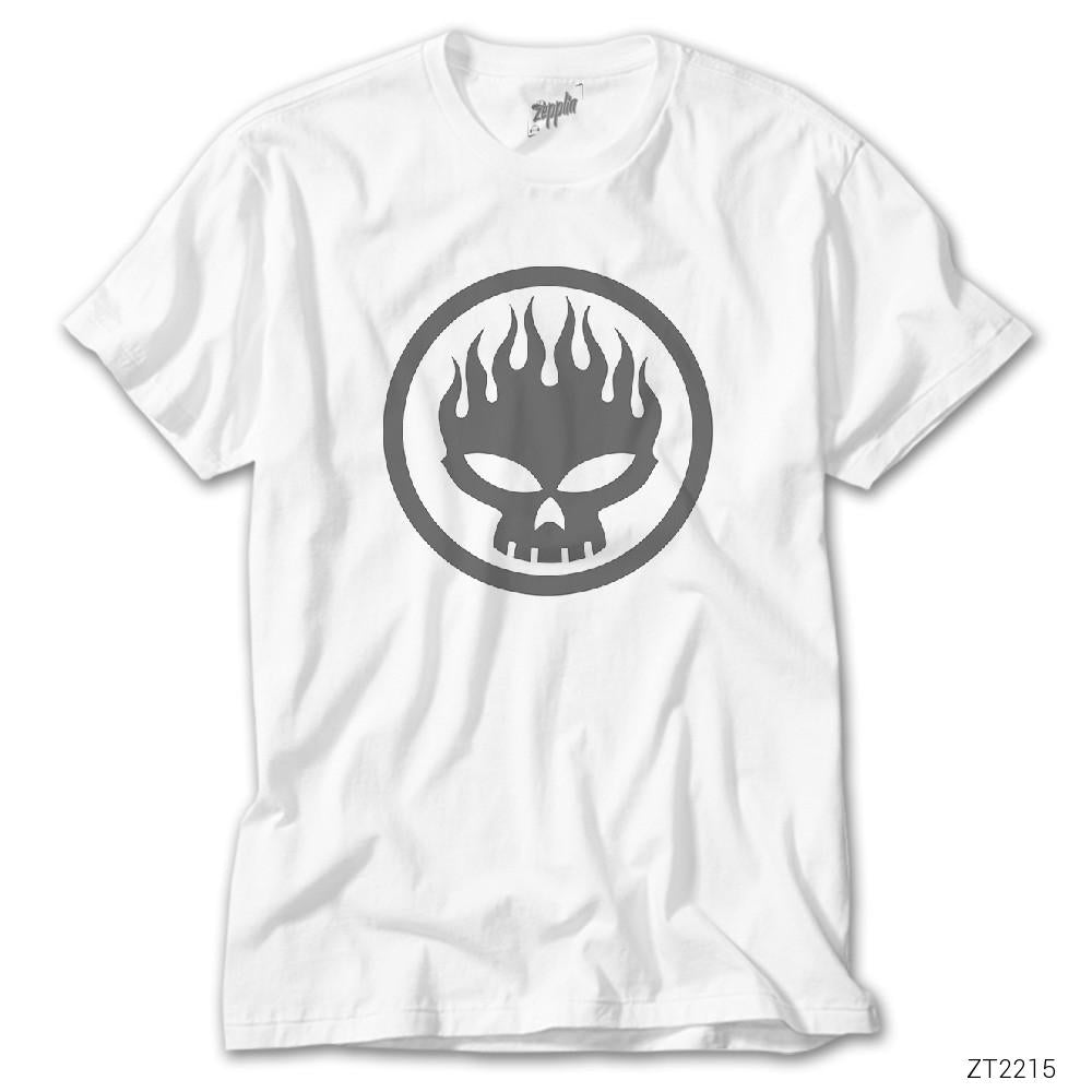 The Offspring Logo Beyaz Tişört