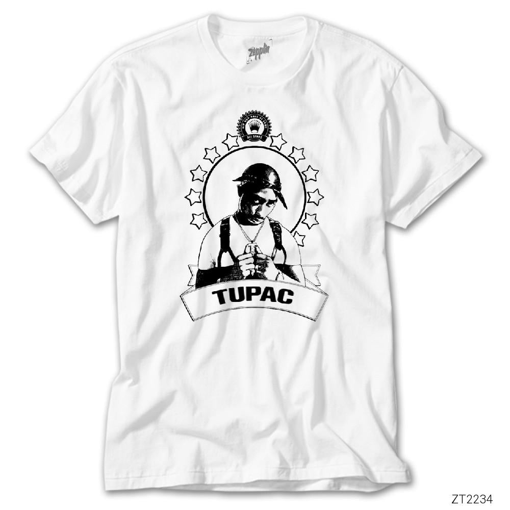 Tupac Shakur All Stars Beyaz Tişört