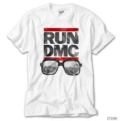 Run Dmc Sunglass Beyaz Tişört