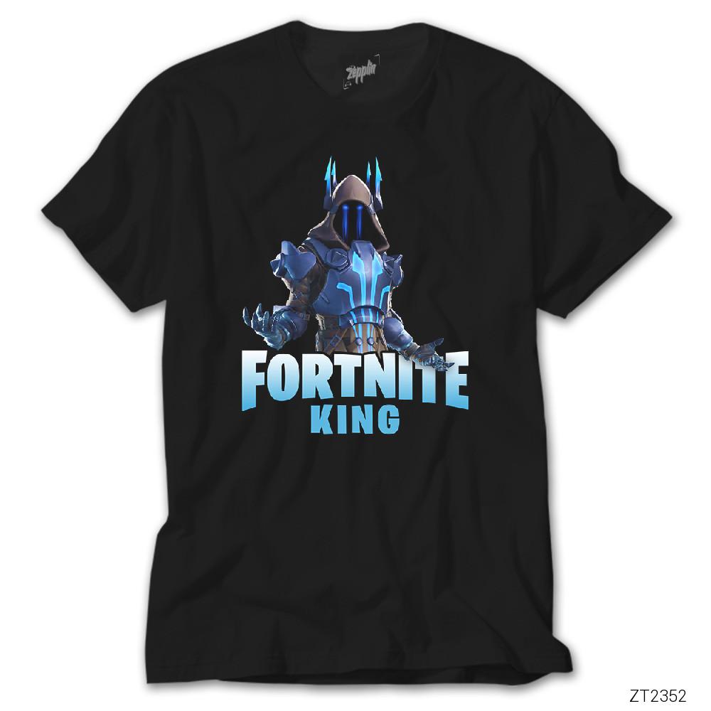 Fortnite King Siyah Tişört