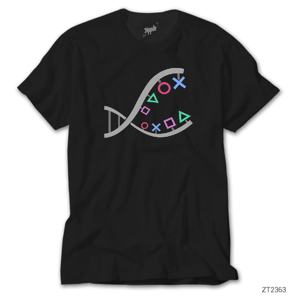 Gamer DNA Siyah Tişört