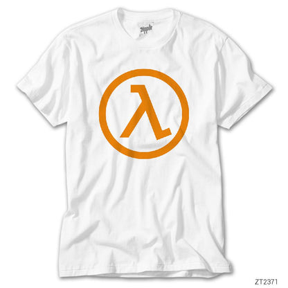 Half Life Logo Beyaz Tişört