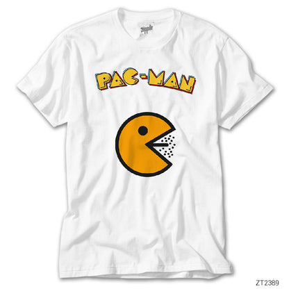 Pac man Beyaz Tişört