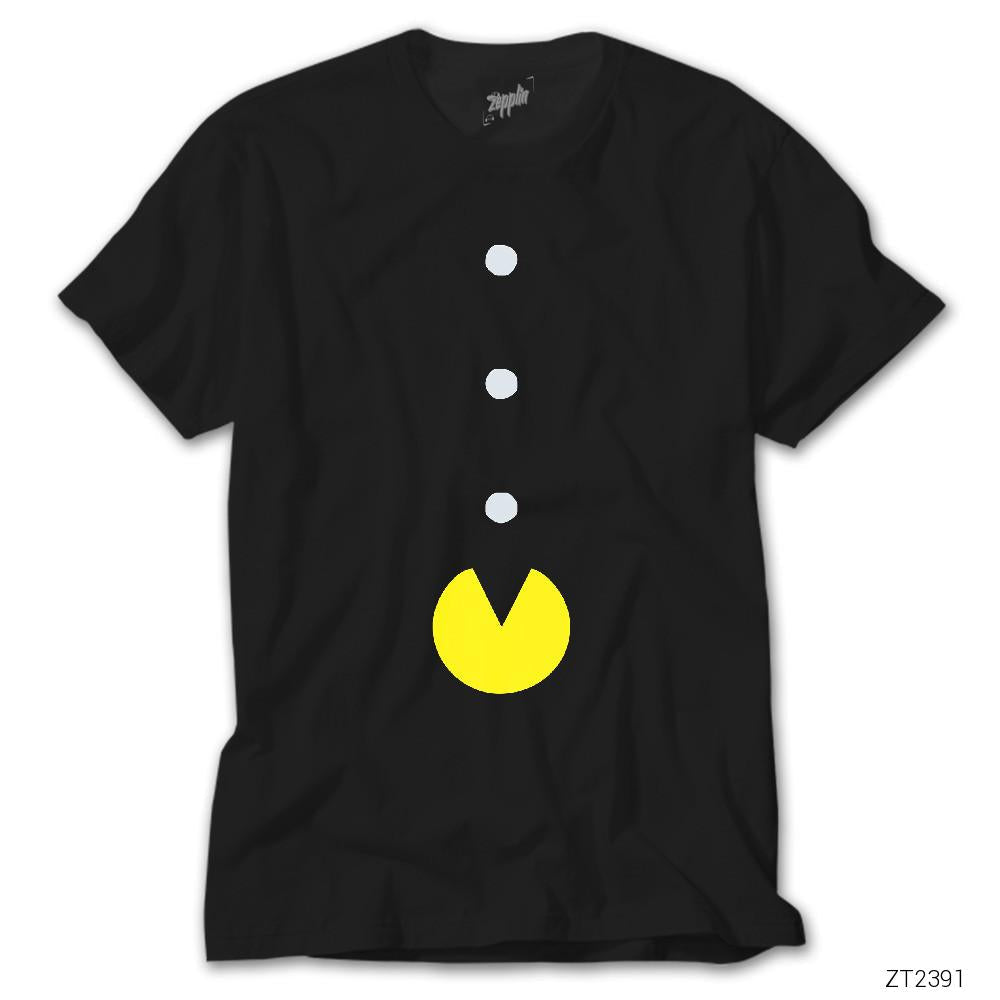Pac man Classic Siyah Tişört