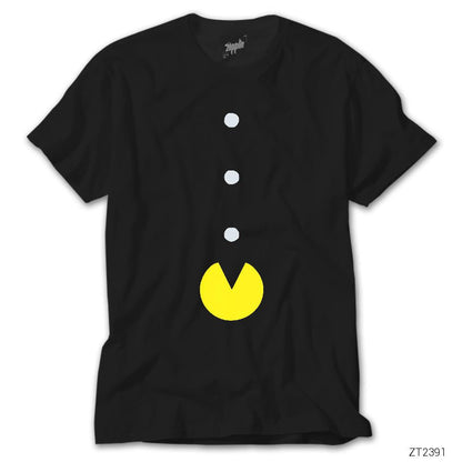 Pac man Classic Siyah Tişört