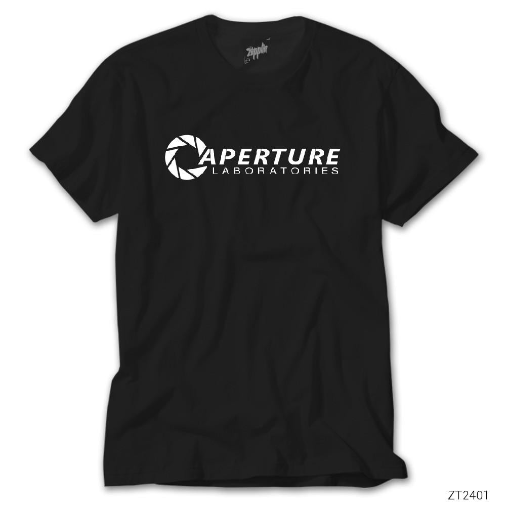 Portal Aperture Siyah Tişört