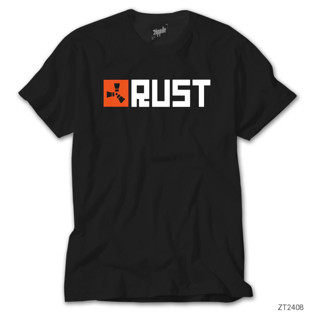 Rust Logo 1 Siyah Tişört