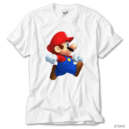 Super Mario Beyaz Tişört