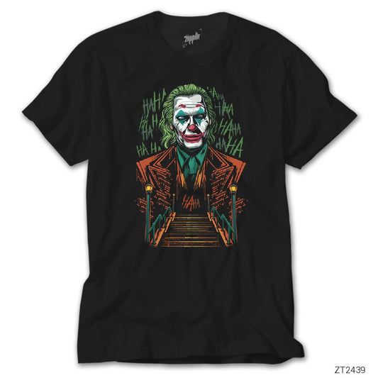 Joker Hahaha Siyah Tişört