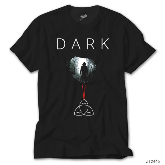 Dark Human Silliuette Siyah Tişört