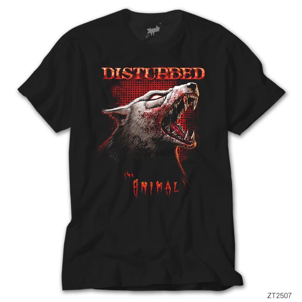 Disturbed Animal Siyah Tişört