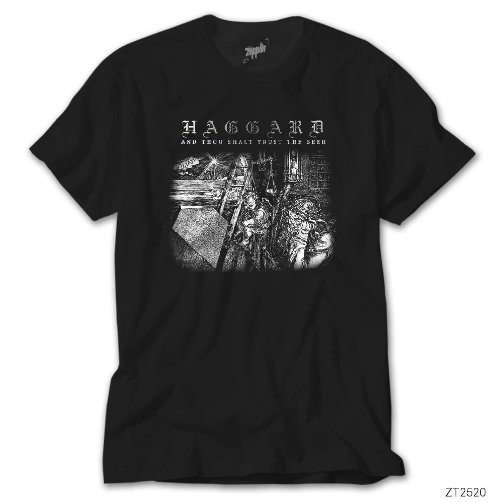 Haggard And Thou Shalt Siyah Tişört