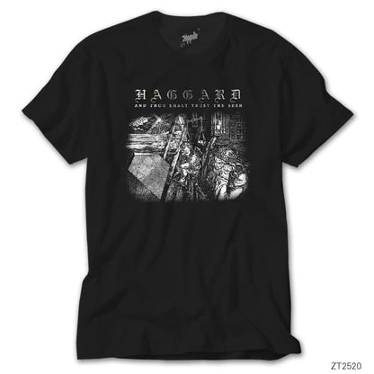 Haggard And Thou Shalt Siyah Tişört