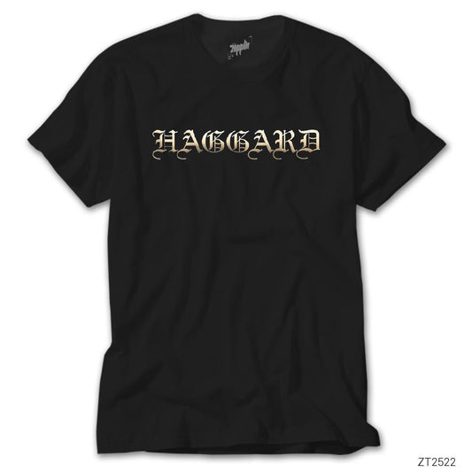 Haggard Logo Siyah Tişört