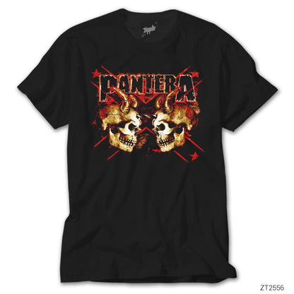 Pantera Skull Siyah Tişört