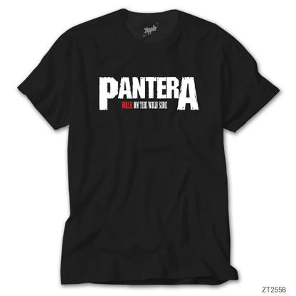 Pantera Walk on the Wild Side Siyah Tişört