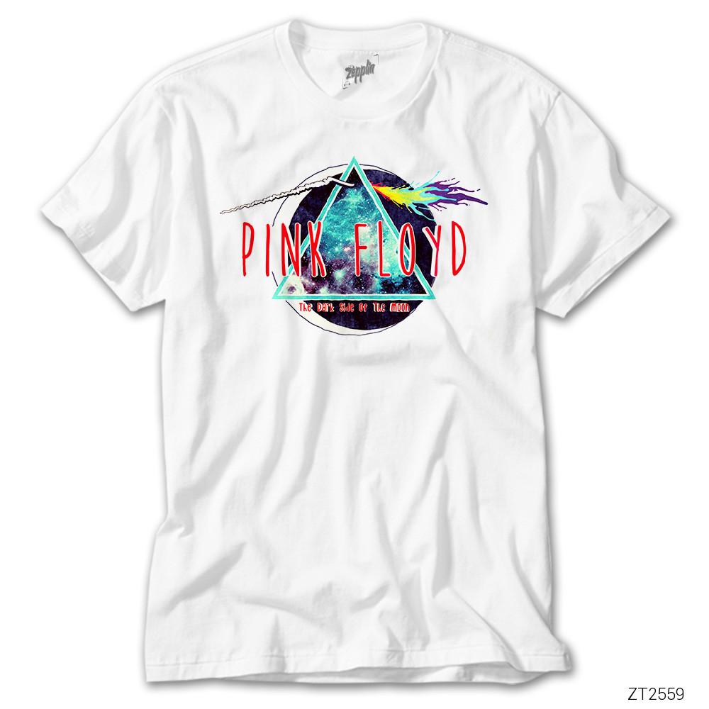 Pink Floyd New Dark Side Beyaz Tişört