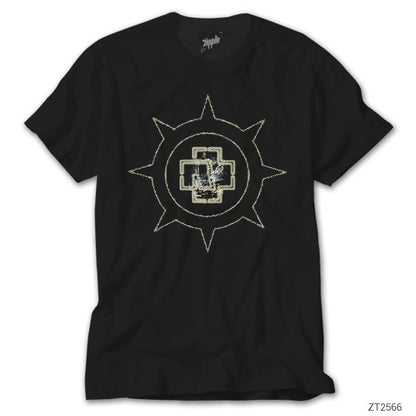 Rammstein Spike Logo Siyah Tişört