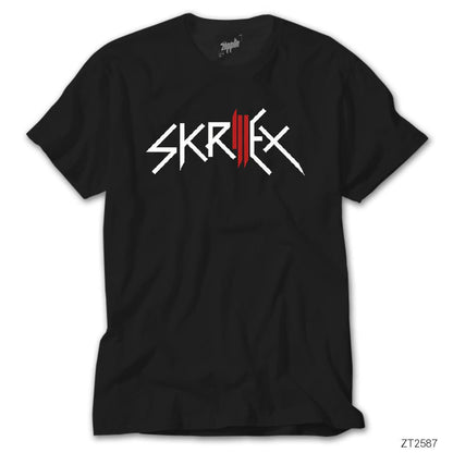 Skrillex High Logo Siyah Tişört