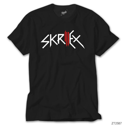 Skrillex High Logo Siyah Tişört