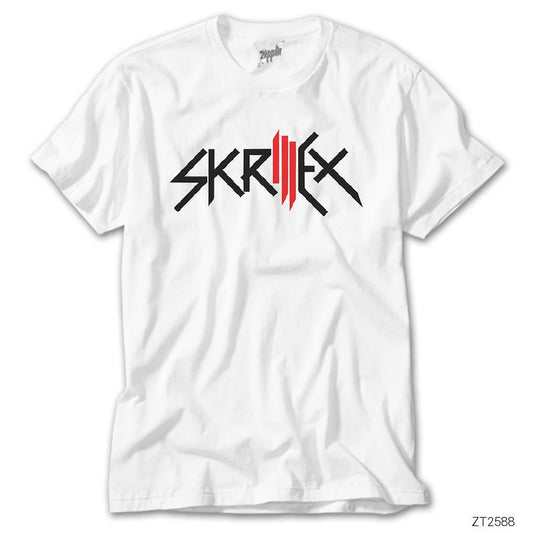 Skrillex Logo Beyaz Tişört