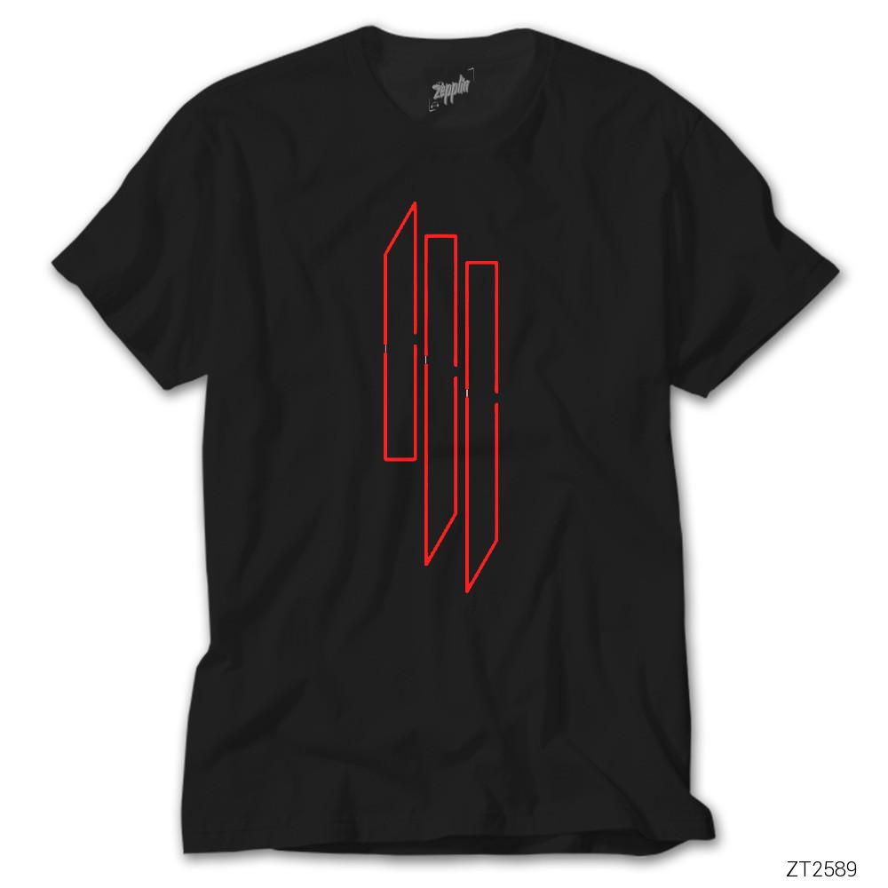 Skrillex Outline Siyah Tişört