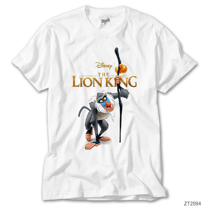 Aslan Kral Monkey Beyaz Tişört