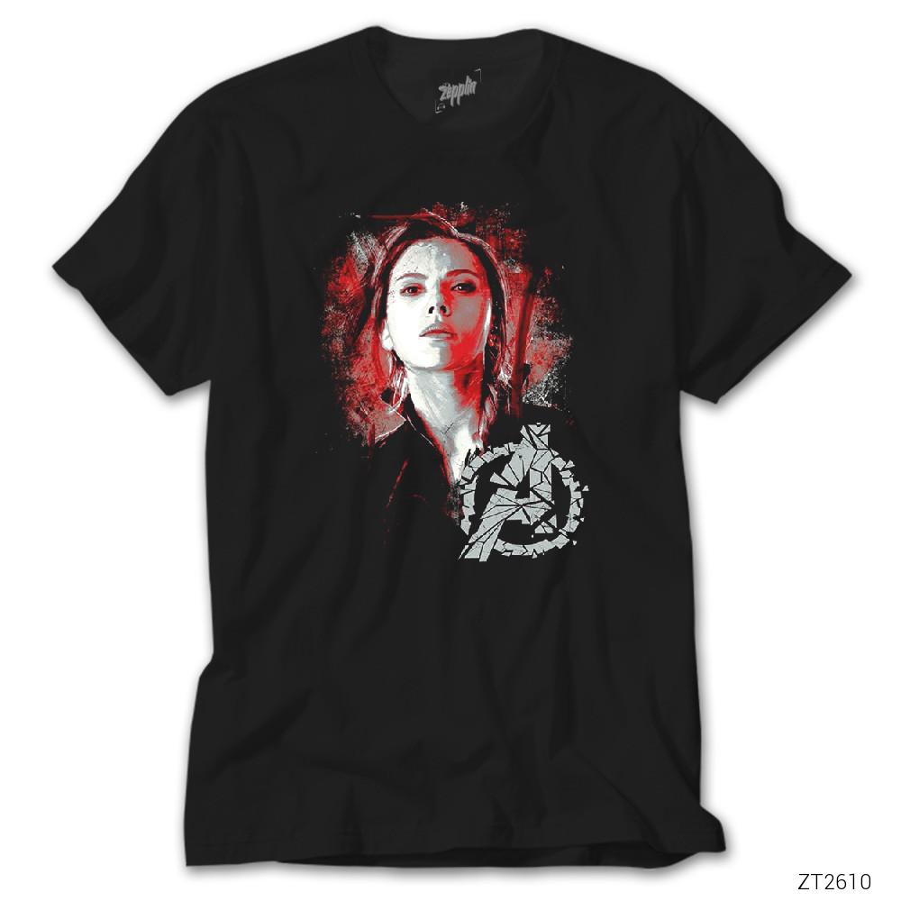 Black Widow Siyah Tişört