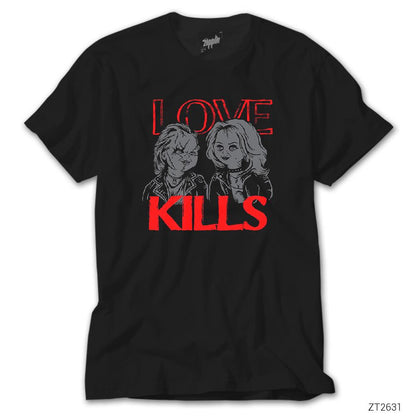 Chucky Love Kills Siyah Tişört