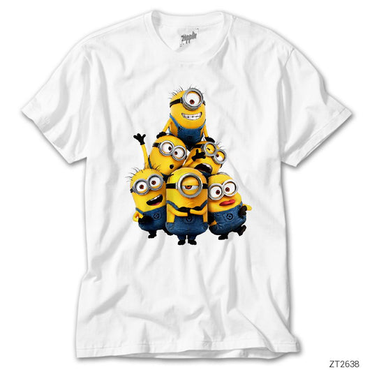 Despicable Me Minions Beyaz Tişört