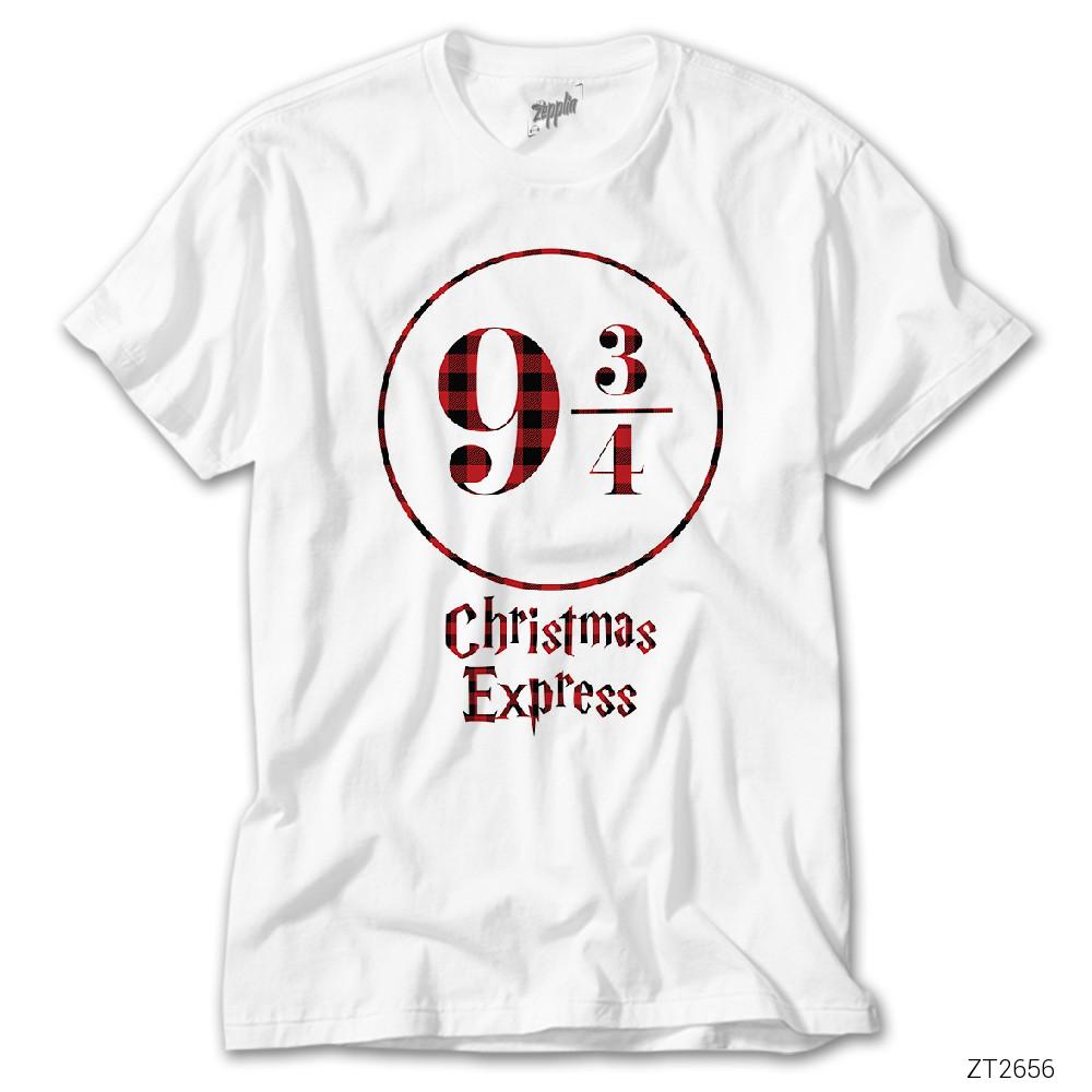 Harry Potter Christmas Express Beyaz Tişört