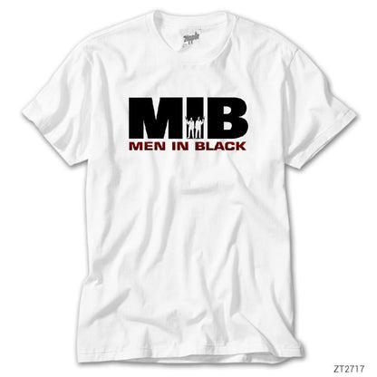 Men in Black Logo 3 Beyaz Tişört