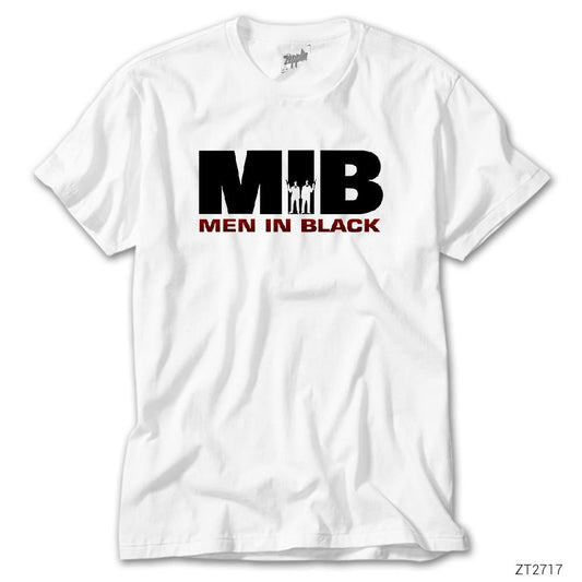 Men in Black Logo 3 Beyaz Tişört