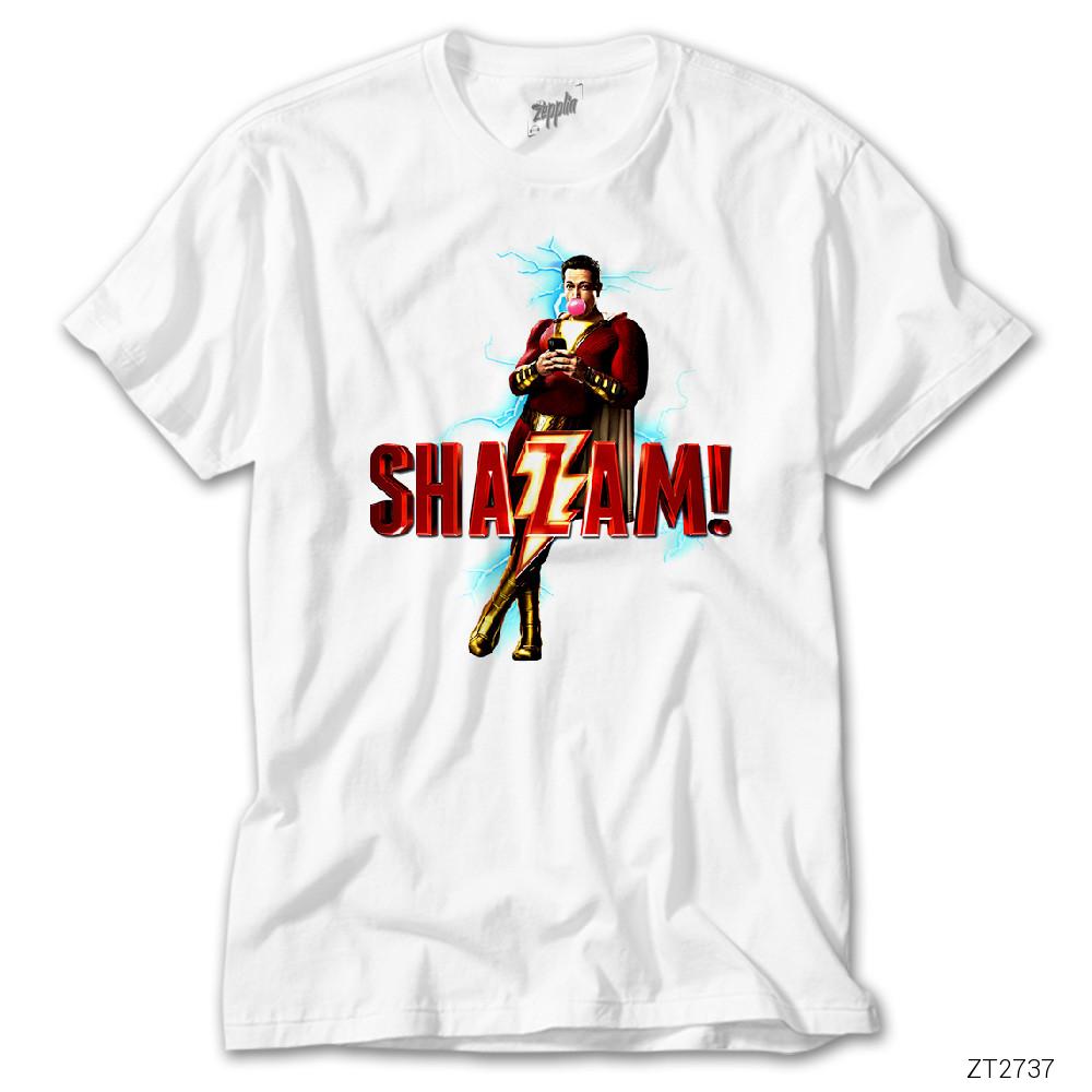 Shazam Man Beyaz Tişört