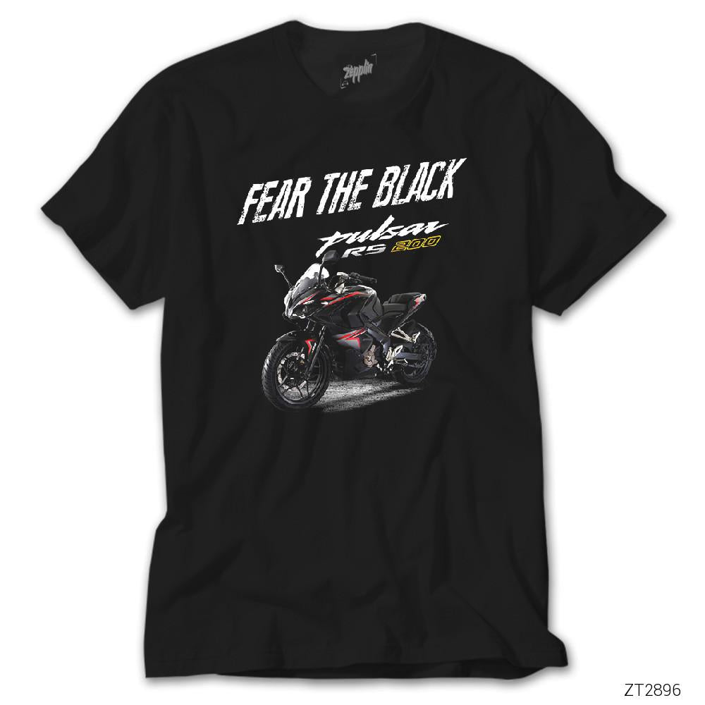 Pulsar RS 200 Fear The Black Siyah Tişört