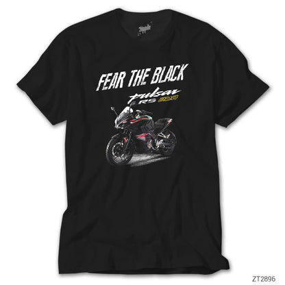 Pulsar RS 200 Fear The Black Siyah Tişört