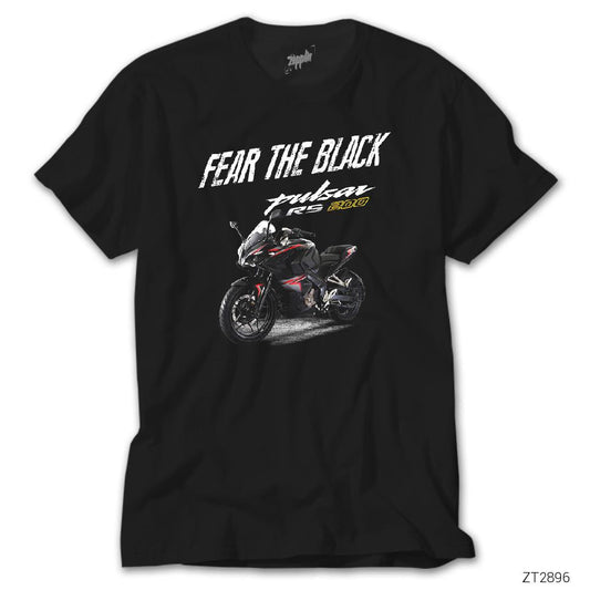 Pulsar RS 200 Fear The Black Siyah Tişört