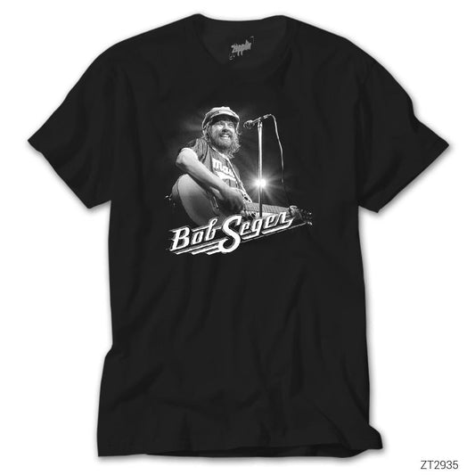 Bob Seger Siyah Tişört