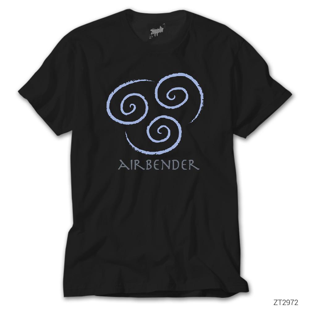 Avatar Air Bender Siyah Tişört
