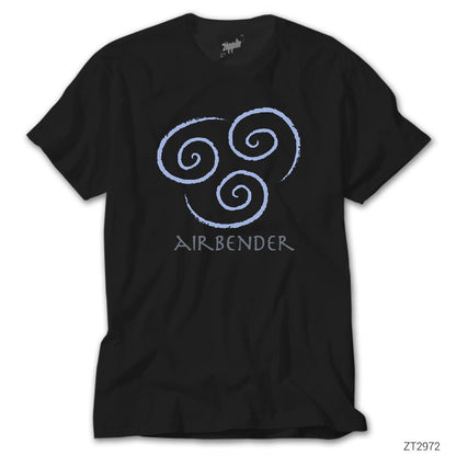 Avatar Air Bender Siyah Tişört