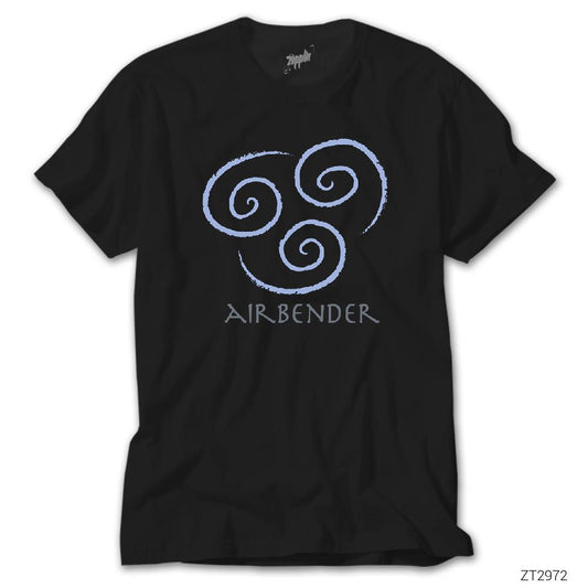Avatar Air Bender Siyah Tişört