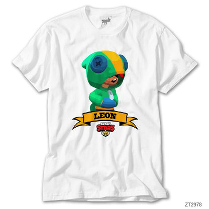 Brawl Stars Leon Beyaz Tişört